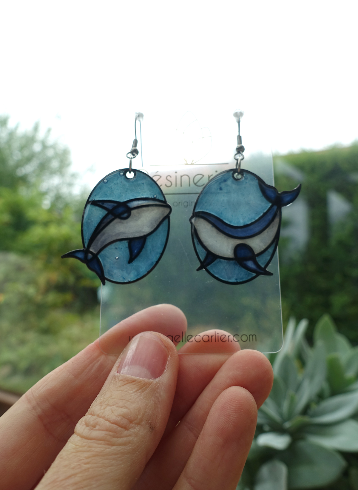 Baleine - fond bleu – Image 3