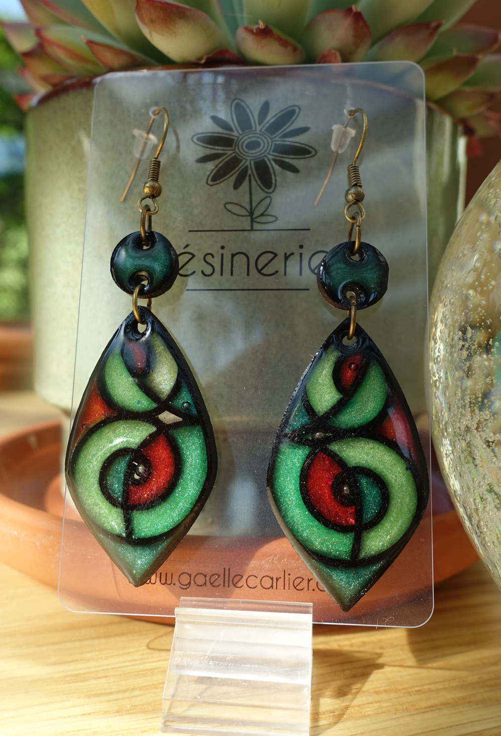 Clé de caricole - vert et rouge – Image 3