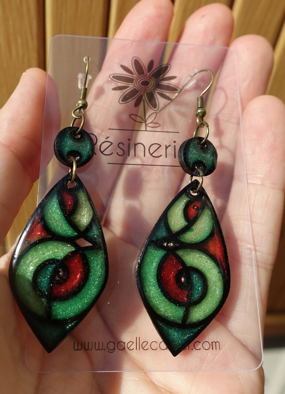 Clé de caricole - vert et rouge – Image 2