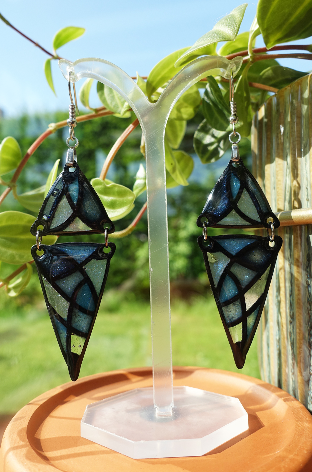 Double triangle - bleu – Image 6