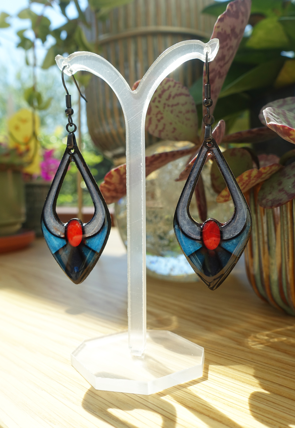 Escarpin - bleu et rouge – Image 5