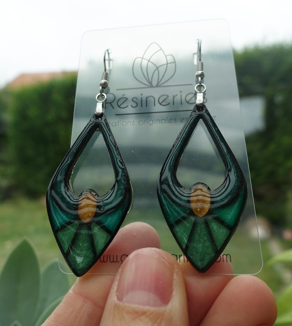Escarpin - vert et jaune – Image 5