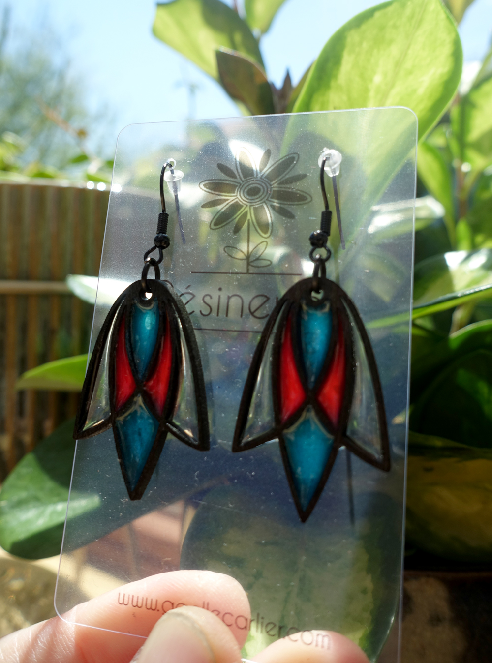 Hirondelle - rouge et turquoise – Image 2