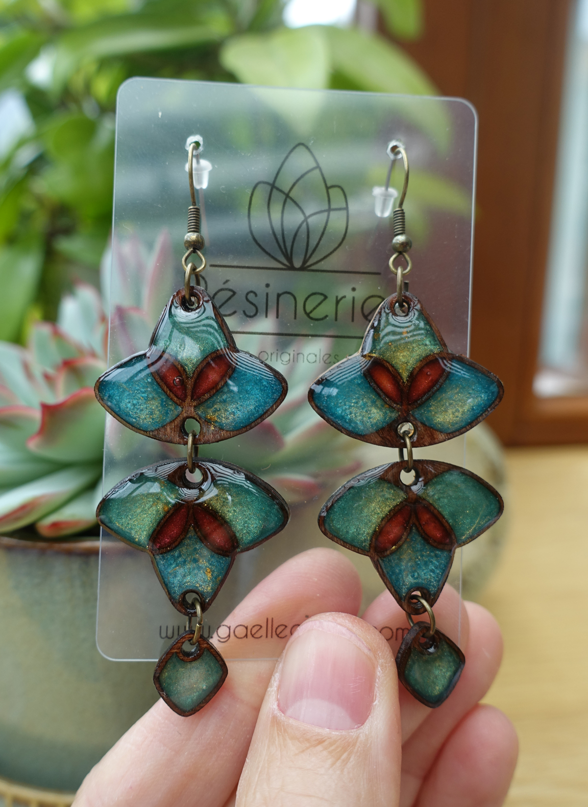 Lierre - vert, bleu et rouge – Image 5