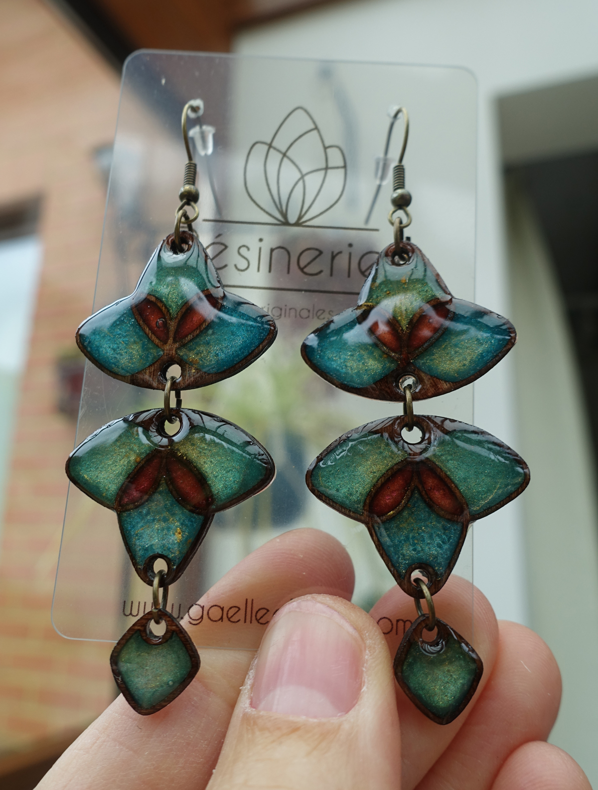 Lierre - vert, bleu et rouge – Image 4
