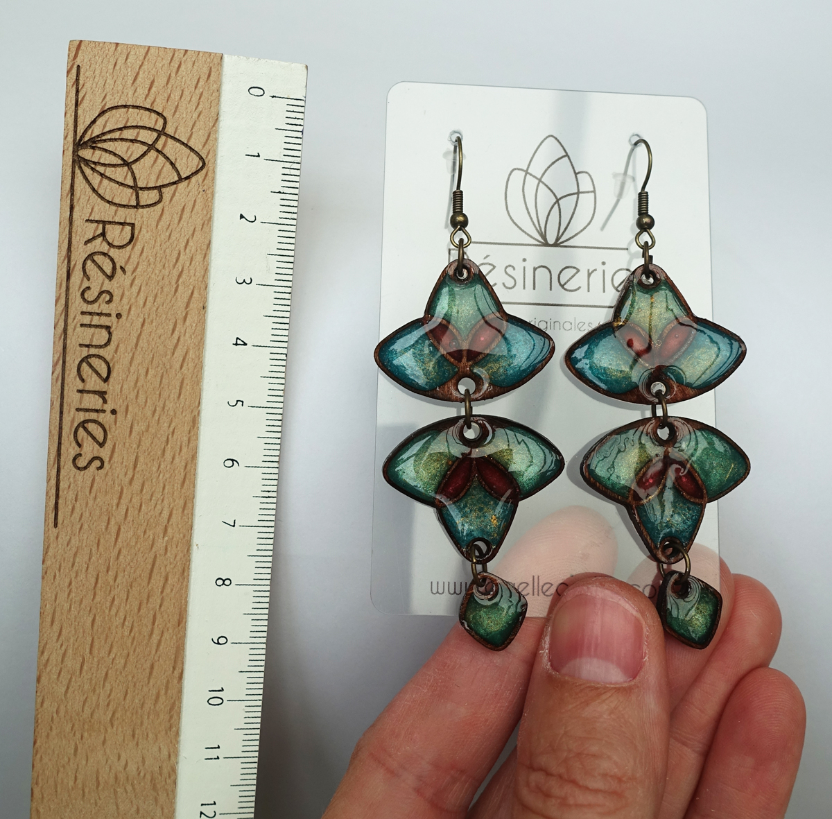 Lierre - vert, bleu et rouge – Image 3