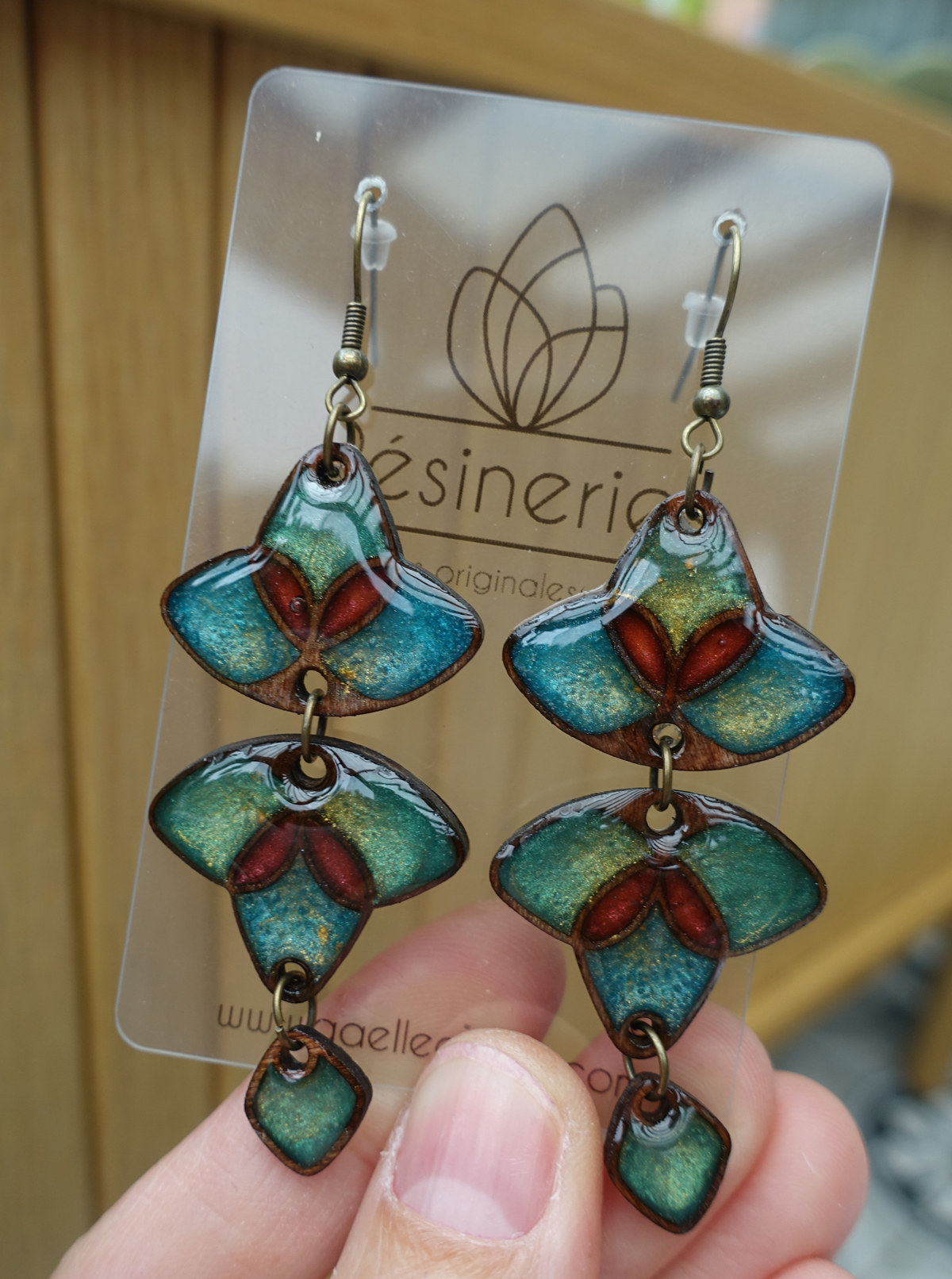 Lierre - vert, bleu et rouge – Image 2