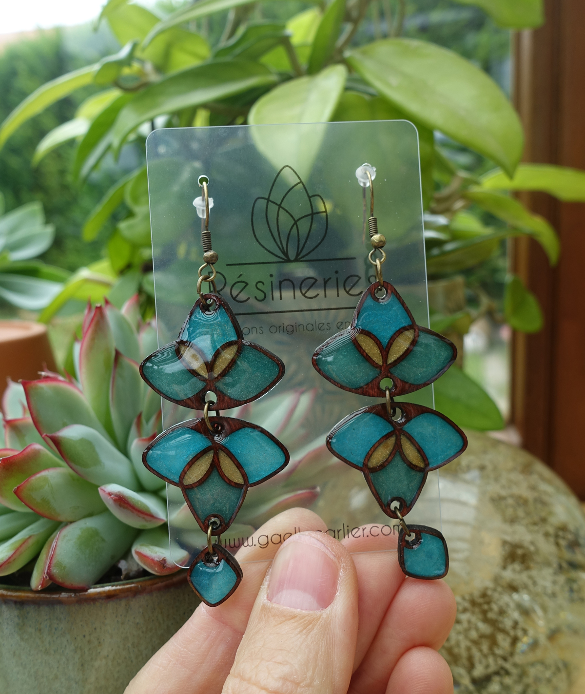 Lierre - vert, bleu et jaune – Image 2