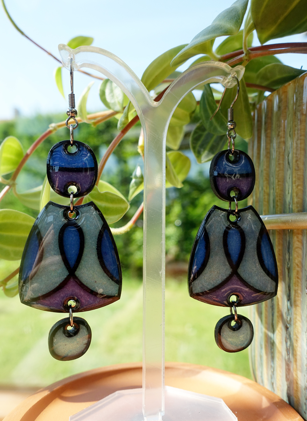 Mésange - bleu et violet – Image 2