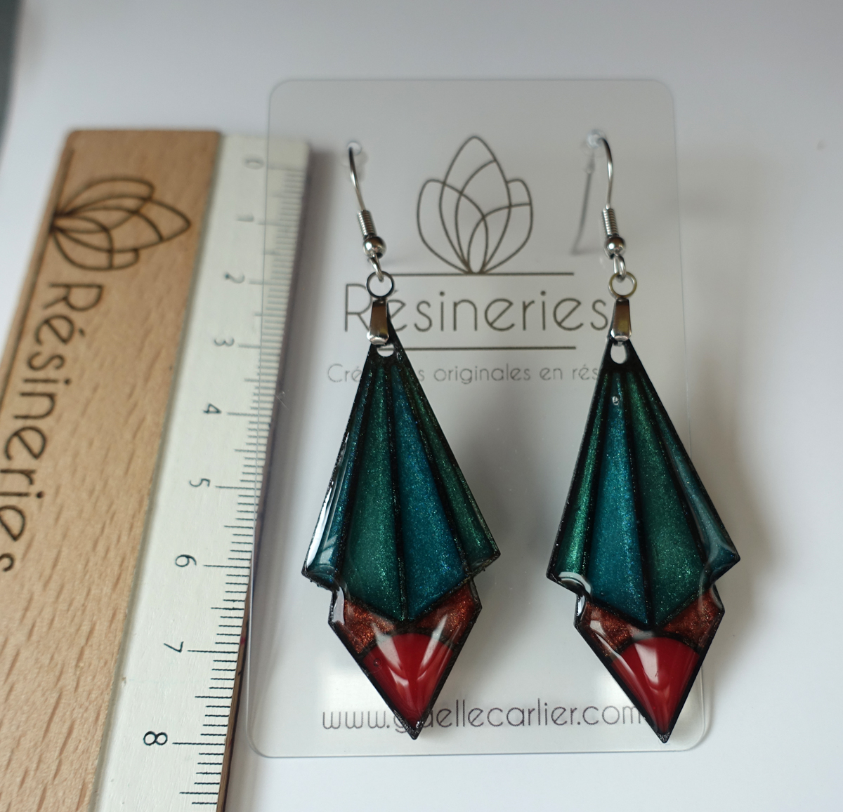 Pingouin - turquoise et rouge – Image 3