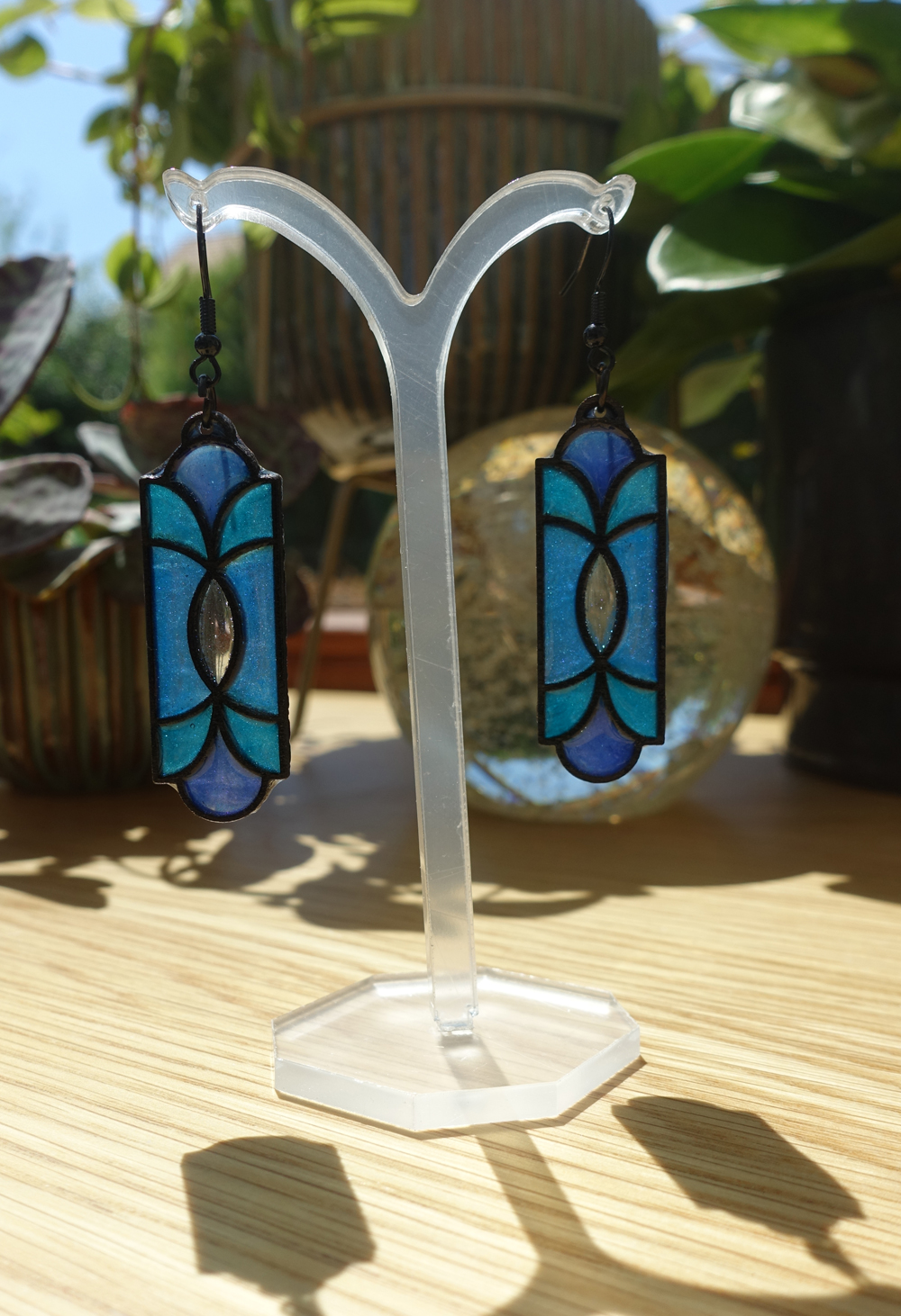 Oeilleton style art nouveau - bleu – Image 7