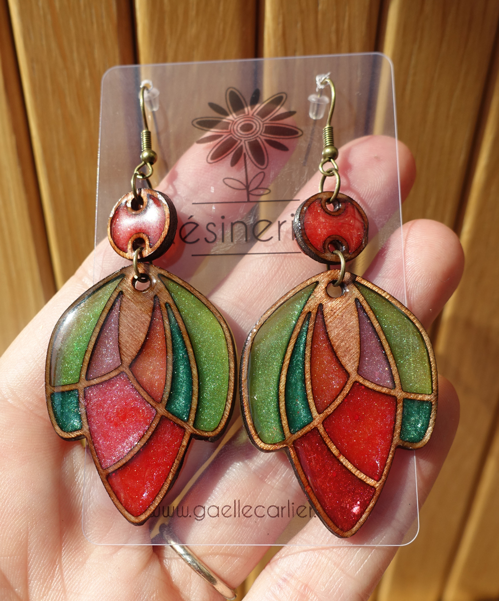 Tulipe - rouge et vert – Image 2